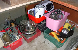 Lot 21 - Large Group Lot of mixed items inc household, hardware etc