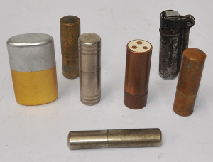 Lot 45 - Group lot - Vintage Cylindrical shaped Fuel Cigarette Lighters - Variou