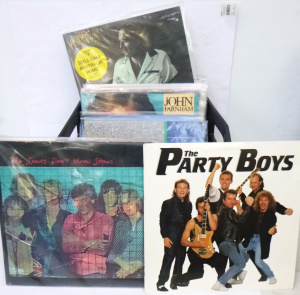Lot 65 - Box lot of Assorted Australian Vinyl LP Records inc, The Sports, Party