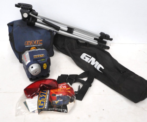 Lot 113 - GMC Redeye Rotary Pulse Laser Level w Carry bag, Accessories & GMC
