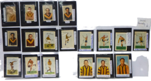 Lot 153 - Group lot of Vintage Kornies Hawthorn Football Cards inc, John Kennedy