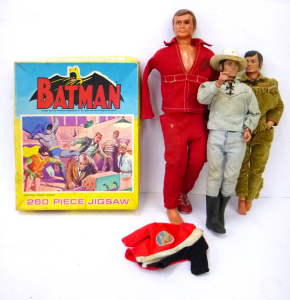 Lot 210 - Group Lot Vintage Kids Toys - Boxed Batman Jigsaw Puzzle & Action Lot 210 - Group Lot Vintage Kids Toys - Boxed Batman Jigsaw Puzzle & Action