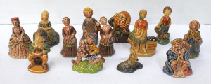 Lot 234 - Group lot vintage Wade English porcelain Nursery Rhyme Figures - Littl