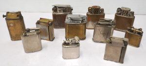 Lot 255 - Vintage Lift Up Arm Lighters incl Beney, Beattie Jet Lighter, Orlick S
