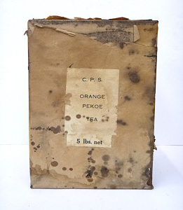 Lot 272 - Vintage Unopened War Time 'Orange Pekoe' Tea Tin - in original paper p