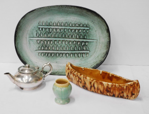 Lot 273 - Mixed Group lot inc Australian Pottery Ellis Oval Platter with central