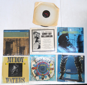 Lot of Vintage Vinyl incl Muddy Waters, Josh White, Brownie McGhee, Sonny Boy Wi