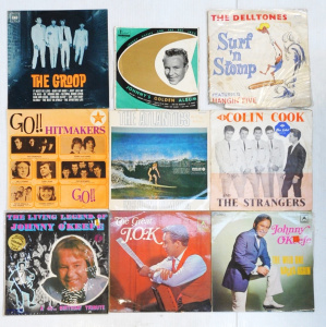 Lot Vintage Australina Vibnyl LP Records incl Johhny O'Keefe, The Delltrones Sur