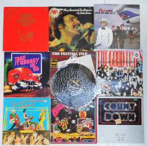 Lot Vintage Austrlian Vinyl LPs & Compilations incl The Good Times LP, Count