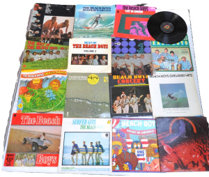 Lot Vintage The Beach Boys Vinyl LP Records incl Bug-In, Spirit of America, The