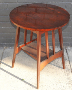 Lot 2 - Vintage Blackwoods Arts & Craft Blackwood Side Table - Approx 74cm H