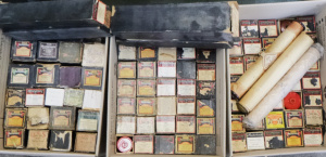 Lot 59 - 3 x Large Boxes Vintage Pianola Rolls - incl South of the Border, Pinoc