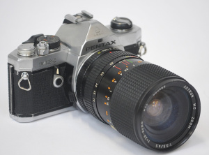 Lot 68 - Vintage 1970s Pentax MX 35mm single-lens reflex camera by Asahi & V Lot 68 - Vintage 1970s Pentax MX 35mm single-lens reflex camera by Asahi & V