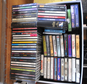 Lot 89 - Box Lot of Mixed CD & Cassette Tape Albums & Compilations incl