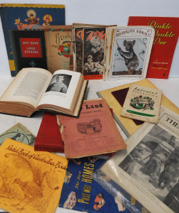 Lot 108 - lot of Vintage Books & Ephemera incl Vitaology w The Vice, Austral