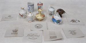 Lot 137 - Group lot of small sized China inc Noritake, Zsolnay, Royal Albert, Ro