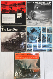 Lot 208 - Group Lot Vintage Railway Sound Effects Vinyl LP Records - incl Locomo