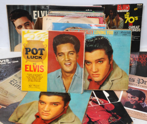 Lot 216 - Lot of Vintage Elvis Presley Vinyl LP Records, Compilations & Box