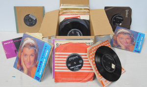 Lot 220 - Box lot of Vintage 50s-60s Rock n Roll Vinyl 45rpm Singles & Eps i