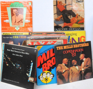 Lot 222 - Lot of Vintage Jazz, Swing & Big band LP Vinyl Records incl Duke E