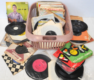 Lot 223 - Large lot of Vintage Elvis Presley & Bill Haley 45rpm Singles &