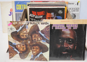 Lot 237 - Box lot of Vintage Jazz LP Vinyl Records incl King Curtis Japanese Pre