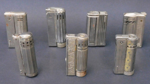 Lot 249 - Lot of Vintage Cigarette Lighters incl IMCO, Fox, Opal etc