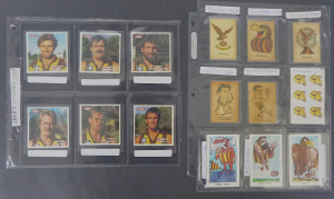 Lot 250 - c1960s-1980s Hawthorn Football Cards & Stickers from Sunicrust, Kr