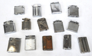 Lot 269 - Lot of Vintage Push Button Fuel & Gas Cigarette Lighters incl Rons
