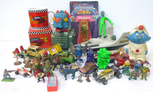 Lot 322 - Group Lot of boxed and loose toys inc Terrahawks Lieutenant Hiro figur Lot 322 - Group Lot of boxed and loose toys inc Terrahawks Lieutenant Hiro figur