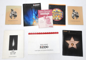 Lot 333 - Small Lot of Vintage Zippo Collectors Guides & Catalogues incl 193 Lot 333 - Small Lot of Vintage Zippo Collectors Guides & Catalogues incl 193