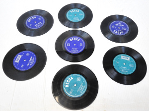 Lot 335 - 7 x Vintage The Rolling Stones 45rpm Vinyl Singles & EPs All on De