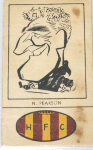 Lot 361 - c1954 Fyna Foods N Pearson Hawthorn Football Card Lot 361 - c1954 Fyna Foods N Pearson Hawthorn Football Card