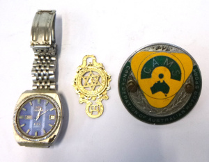 Lot 43 - 3 x Vintage Items inc, CAMS Confederation of Australian Motor Sports en
