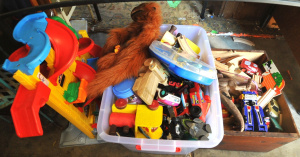Lot 68 - Group Lot of Assorted kids Toys incl Fischer-Price Little People Play S