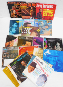 Lot 101 - Group lot vintage Vinyl LP Records Jerry Lee Lewis & Frank Sinatr
