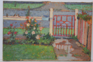 Lot 108 - Lynette Boyd (Active c1980s) Stretched Oil Painting on Canvas - Spring