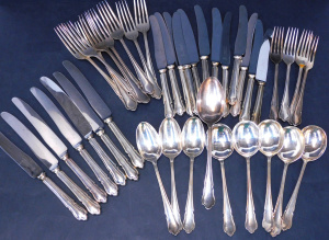 Lot 165 - Part Set EPNS WD & Co English Cutlery - Made for Drummond & Co