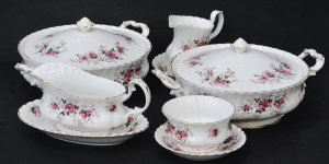 Lot 177 - Group Royal Albert Lavender Rose china inc 2 x lidded Tureens, Gravy B