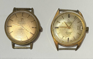 Lot 201 - 2 vintage gents watches - Omega Seamaster (af) & Unicorn Amphibian