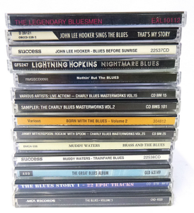 Box lot of Blues CDs inc, Muddy Waters, John Lee Hooker The Legendary Bluesmen,
