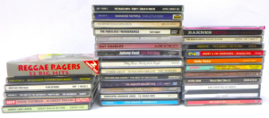 Box lot of Music CDS inc, Jerry Lee Lewis, Eddie Cochran, Easybeats, Beatles, RY