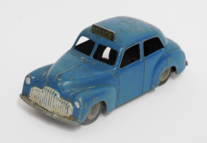 Vintage Australian Micro Model Diecast - Holden Sedan Police Car - Blue - GB9 10