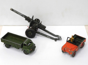 3 x Vintage Model Diecasts inc Dinky Land Rover, 3 ton Army Wagon & Crescent