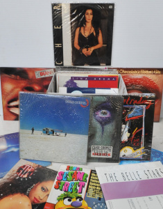 Box Lot of 1980s Vinyl LP Records incl Cold Chisel, Alice Coooper, Joan Armatrad