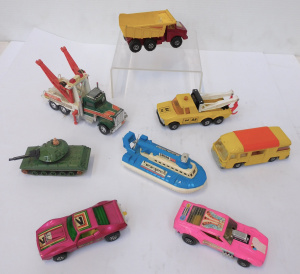 Group lot Vintage Matchbox Model Diecasts inc Superkings 1978 Peterbilt TowTruck