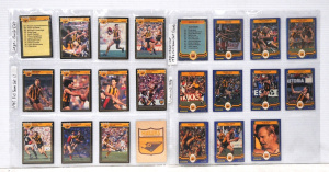 Group of Scanlens 1986 &1987 Footy Cards - Full Hawthorne Team Sets + Check Group of Scanlens 1986 &1987 Footy Cards - Full Hawthorne Team Sets + Check