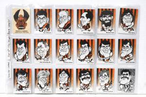 Lot of Scanlens 2003 WEG Art Limited Edition Footy Cards - 18 Cards Total, Set N