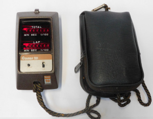 Lot 34 - Vintage 1970s Cronus 2D Electronic LED Stopwatch with original case