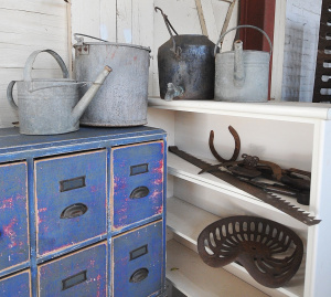 Lot 40 - Group Of Assorted Metal Items incl HV McKay Tractor Seat (AF), Tin Wate Lot 40 - Group Of Assorted Metal Items incl HV McKay Tractor Seat (AF), Tin Wate